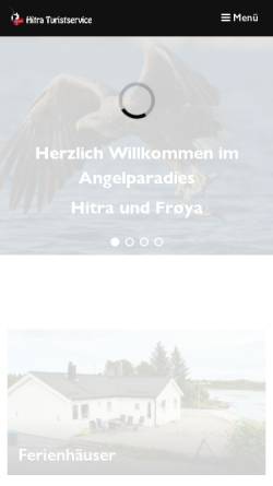 Vorschau der mobilen Webseite www.hitraturistservice.no, Hitra-Turistservice
