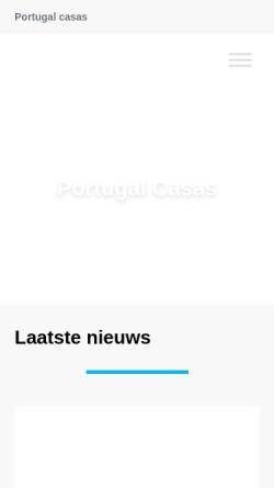 Vorschau der mobilen Webseite www.portugal-casas.nl, Portugal Casas