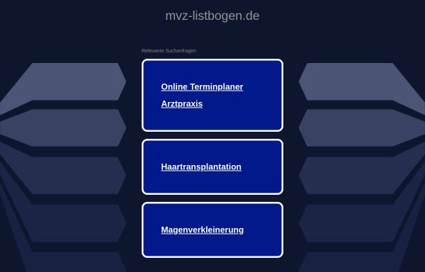 Vorschau von www.mvz-listbogen.de, MVZ Listbogen GmbH