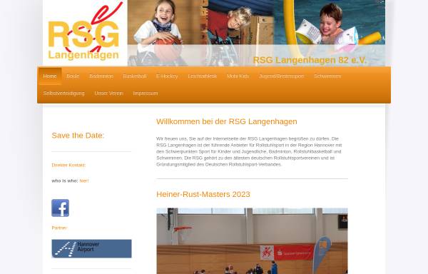 Vorschau von www.rsg-langenhagen.de, RSG Langenhagen 82 e.V.