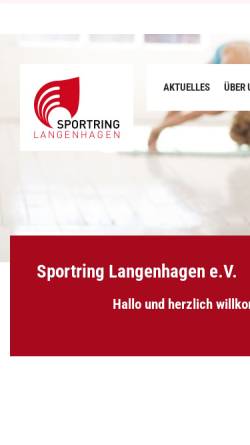 Vorschau der mobilen Webseite sportring-langenhagen.de, Sportring Langenhagen e.V.