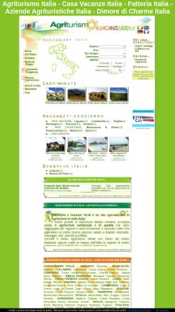 Vorschau der mobilen Webseite www.agriturismoevacanzeverdi.it, Agriturismo e Vacanze Verdi