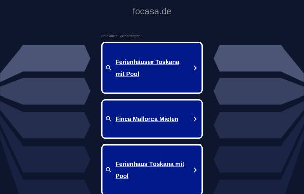 Vorschau von www.focasa.de, Focasa GdbR