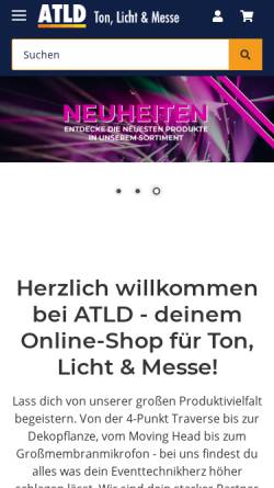 Vorschau der mobilen Webseite www.mediazero.de, Mediazero Shop GmbH