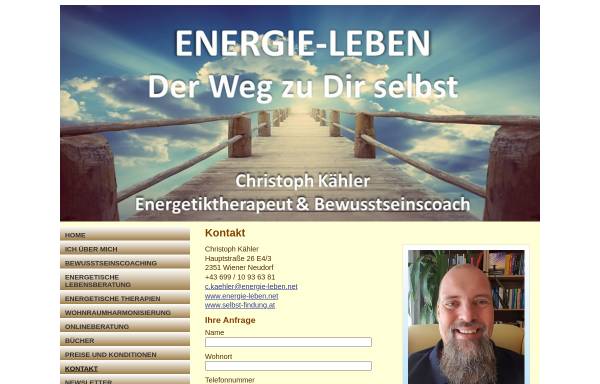 Vorschau von www.energie-leben.net, Christoph Kähler
