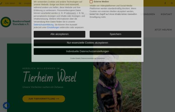 Tierheim Wesel im Bundesverband Tierschutz e. V.