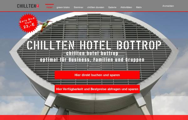 Vorschau von www.chillten.de, Ruhrstadt Hostel & Hotel Bottrop