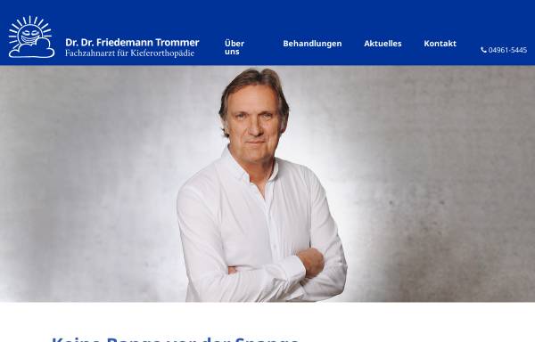 Vorschau von www.spange-trommer.de, Kieferorthopädische Fachpraxis Dr. Dr. Trommer