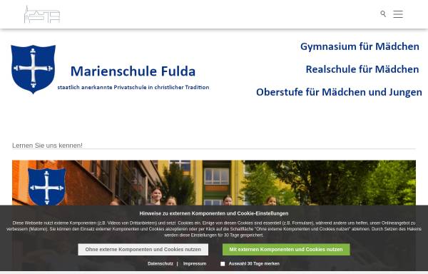 Vorschau von www.marienschule-fulda.de, Marienschule Fulda