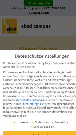 Vorschau der mobilen Webseite www.sked.de, Sked Software GmbH
