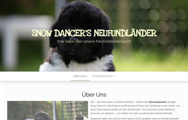 Vorschau von www.snowdancers.de, Snow Dancer's Neufundländer Zucht