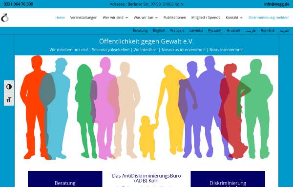 Vorschau von www.oegg.de, Öffentlichkeit gegen Gewalt