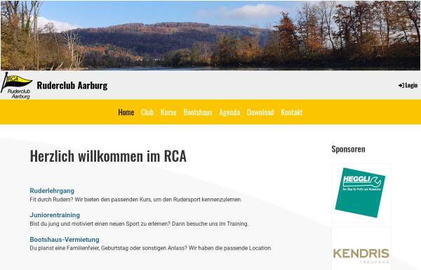Vorschau von www.rcaarburg.ch, Ruderclub Aarburg