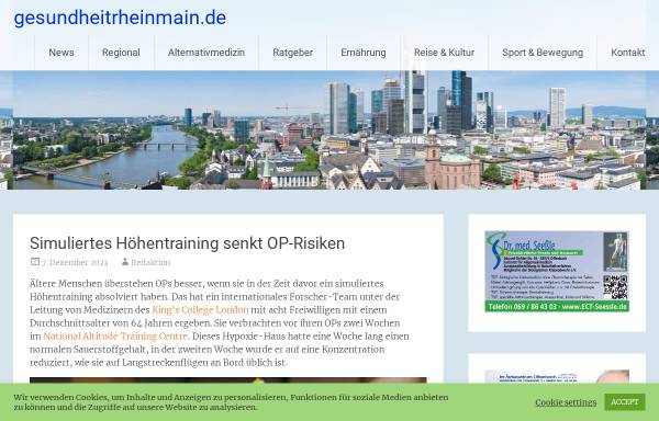 Vorschau von www.creare-verlag.de, Gesundheit Rhein-Main