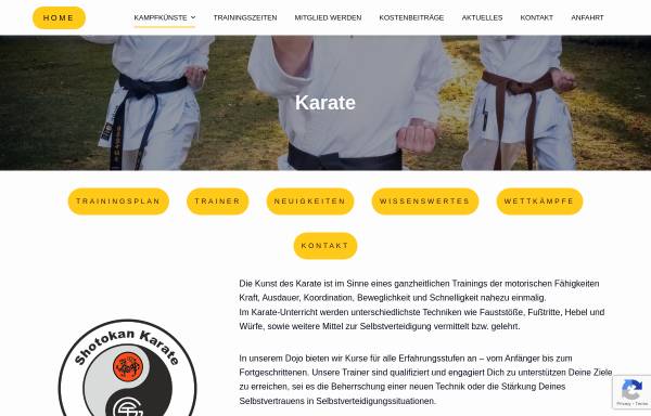 Vorschau von www.karate-stuttgart.de, TSG Karate Dojo Stuttgart