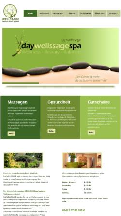 Vorschau der mobilen Webseite www.wellssage.de, WELLSSAGE - Massage und Wellness in Regensburg