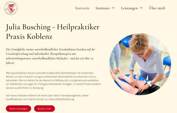 Vorschau von www.julia-busching.de, Akupunktur für Hebammen