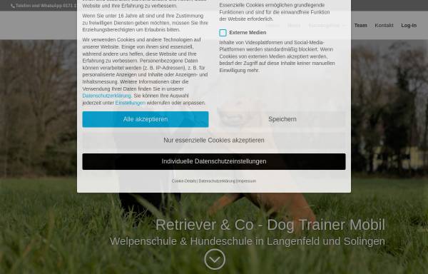 Vorschau von www.dog-trainer-mobil.de, Hundeschule Dog Trainer Mobil