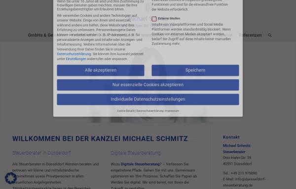 Vorschau von www.duesseldorf-steuerberatung.de, Schmitz, Michael