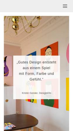 Vorschau der mobilen Webseite www.blonddesign.de, Blonddesign, Kristin Schmidt