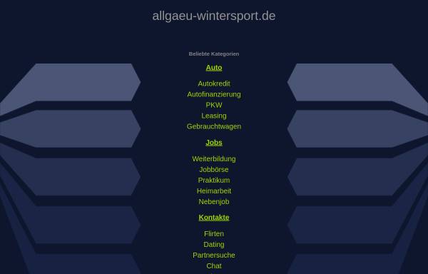 Vorschau von www.allgaeu-wintersport.de, Allgäu Wintersport