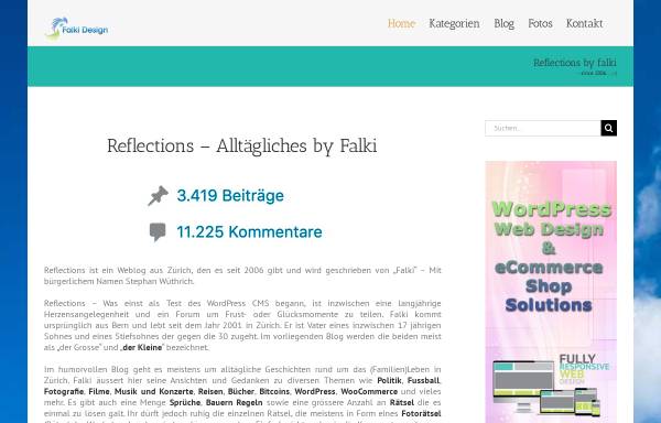 Vorschau von www.falki-design.ch, Reflections