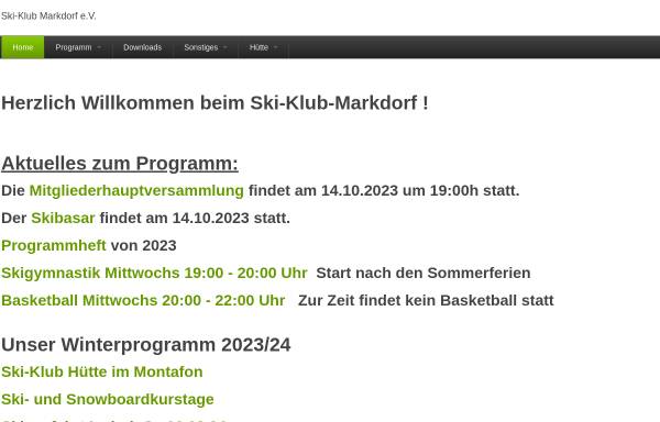 Vorschau von www.ski-klub-markdorf.de, Ski-Klub Markdorf