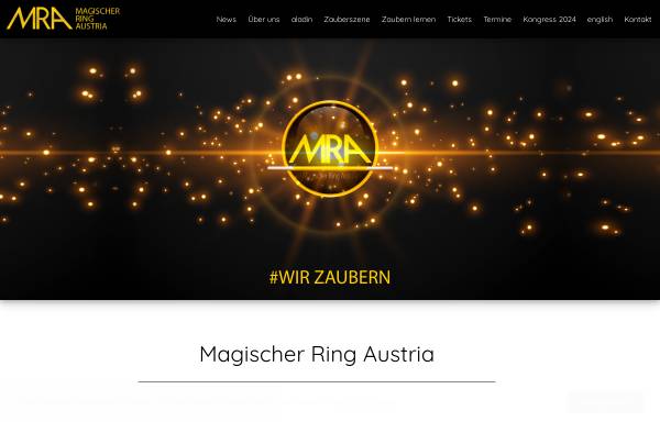 Vorschau von www.mra.at, Magischer Ring Austria