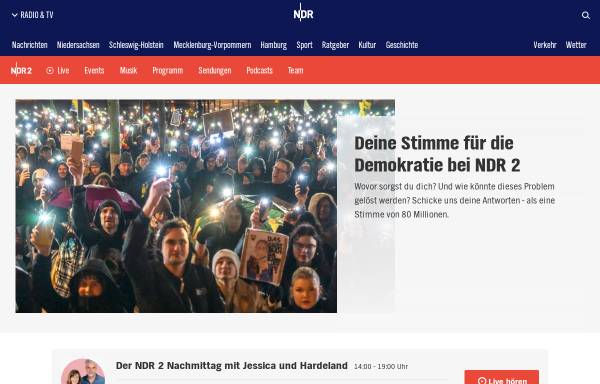 Vorschau von www.ndr.de, NDR 2