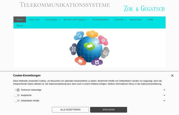 Vorschau von www.zok-gugatsch.de, Zok & Gugatsch Telekommunikation GbR