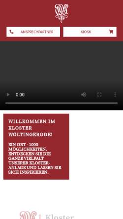 Vorschau der mobilen Webseite www.woeltingerode.de, Klostergut Wöltingerode