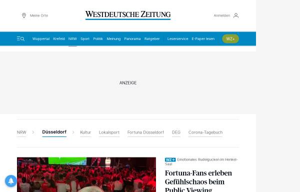 Westdeutsche Zeitung, Regionalteil Düsseldorf