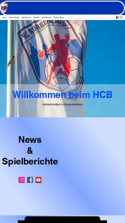 Vorschau der mobilen Webseite www.hsvhandballer.de, HSV Naumburg-Stößen e.V.