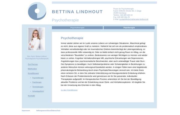 Vorschau von psychotherapie-lindhout.de, Lindhout, Bettina