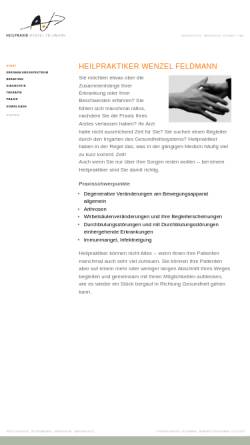 Vorschau der mobilen Webseite www.heilpraktiker-wenzel-feldmann.de, Heiner Wenzel-Feldmann, Heilpraktiker