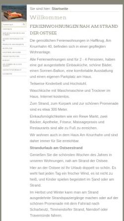 Vorschau der mobilen Webseite www.hausmarion.de, Ferienhaus Marion, Hanni und Uwe Ellenberger