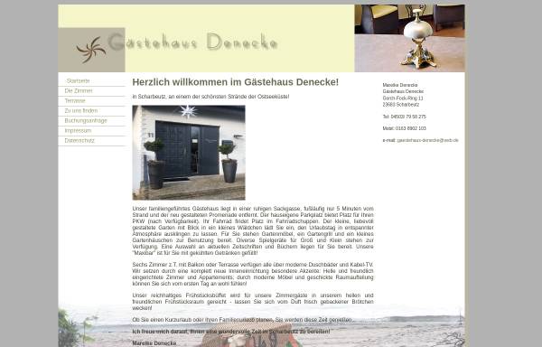 Vorschau von gaestehaus-denecke.info, Gästehaus Dennecke