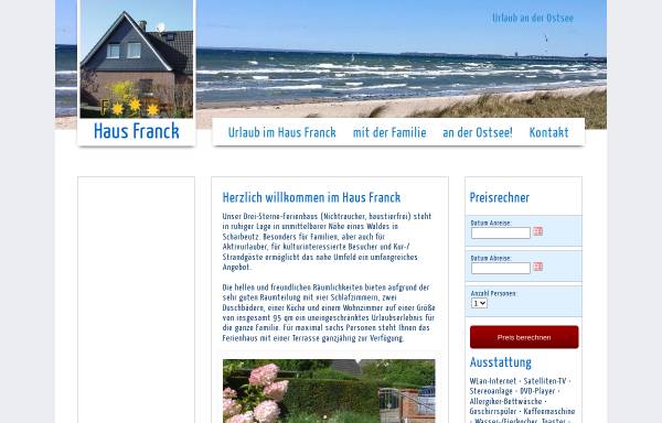 Vorschau von www.haus-franck.de, Haus Franck