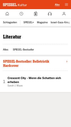 Vorschau der mobilen Webseite gutenberg.spiegel.de, Projekt Gutenberg: Heinrich Heine