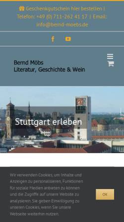 Vorschau der mobilen Webseite www.bernd-moebs.de, Bernd Möbs