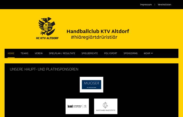 Vorschau von www.hc-ktv-altdorf.ch, HC KTV Altdorf