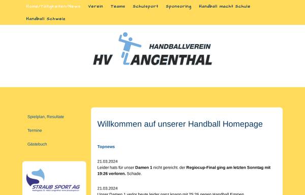 Vorschau von www.hvl.ch, HV Langenthal
