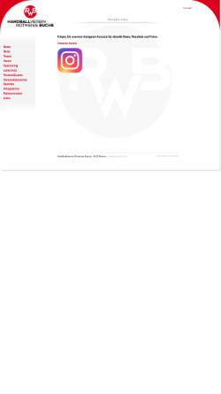 Vorschau der mobilen Webseite www.hvrwbuchs.ch, HV Rotweiss Buchs