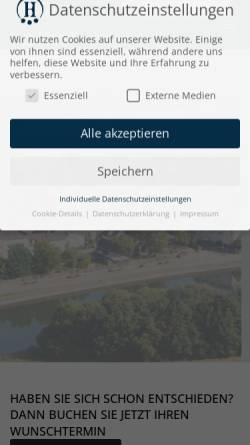 Vorschau der mobilen Webseite hotel-buntrock.de, Hotel Buntrock