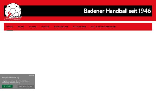 Vorschau von www.staedtli.ch, STV Baden Handball