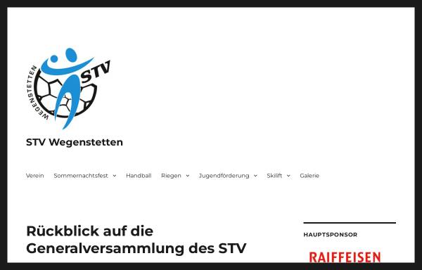 Vorschau von www.stvwegenstetten.ch, STV Wegenstetten