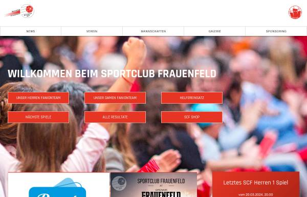 Vorschau von www.scf.ch, Sportclub Frauenfeld