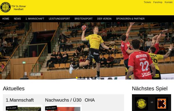 Vorschau von www.otmarhandball.ch, TSV St. Otmar St. Gallen