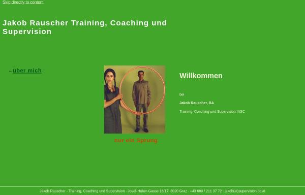 Vorschau von www.supervision.co.at, ISCA Institut für Supervision und Coaching Ausbildungen GmbH