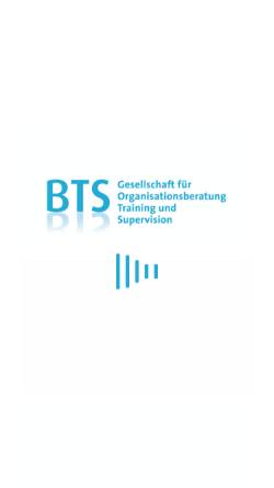 Vorschau der mobilen Webseite www.bts-mannheim.de, BTS Gesellschaft für Organisationsberatung, Training und Supervision